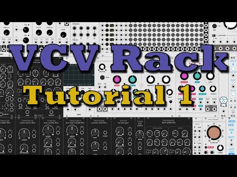 VCV Rack Tutorial #1 - Getting started with modular synthesizers - VCO, LFO, VCA, Scope