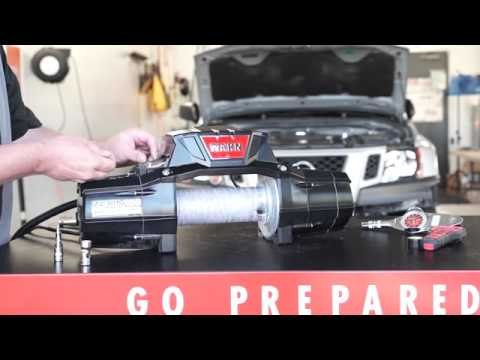 Installation: Warn ZEON Platinum 10-S Winch and Short Relocation Kit