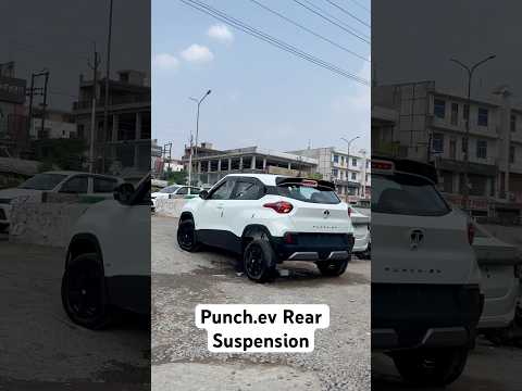 Tata Punch.ev rear Suspension. Dancing car #suv #electric