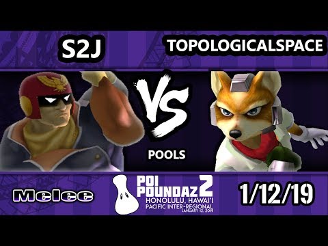 Poi Poundaz 2 - S2J  (Captain Falcon) Vs. TopologicalSpace (Fox) SSBM Singles Pools