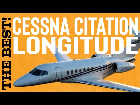 Cessna Citation Longitude. Flying in luxury!