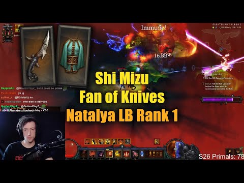 Taking Natalya Rank 1 with Shi Mizu Fan of Knives - on Hardcore