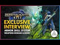 Monster Hunter Rise | Exclusive Interview - New Armor Skill System, Better Weapon Designs & More
