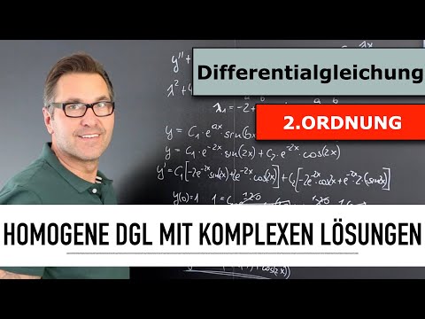 How do I solve a second-order homogeneous differential equation? | complex homogeneous solution |...