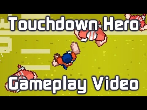 Touchdown Hero by Cherrypick Games for iPhone and iPad Gameplay Trailer