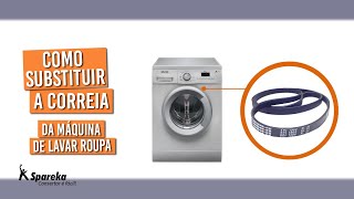 Como substituir a correia da máquina de lavar roupa