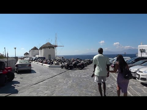 Mykonos island GREECE walking around (Aug 2020)