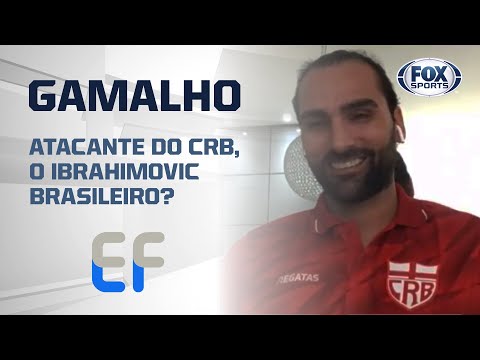 O IBRAHIMOVIC BRASILEIRO? Léo Gamalho, atacante do CRB, no