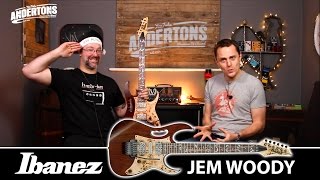 Video thumbnail for Ibanez Jem 77 "Woody" Demo - A New Guitar for Steve Vai! by Rob Chapman