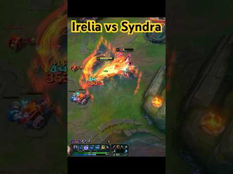 Irelia vs Syndra #leagueoflegends #lol #outplay #emerald #ranked #midlane #irelia #syndra #shorts