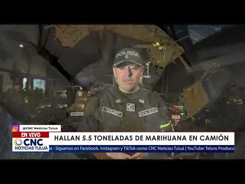 🌿 Más de 5 toneladas de marihuana fueron sacadas de circulación en el Valle del Cauca.