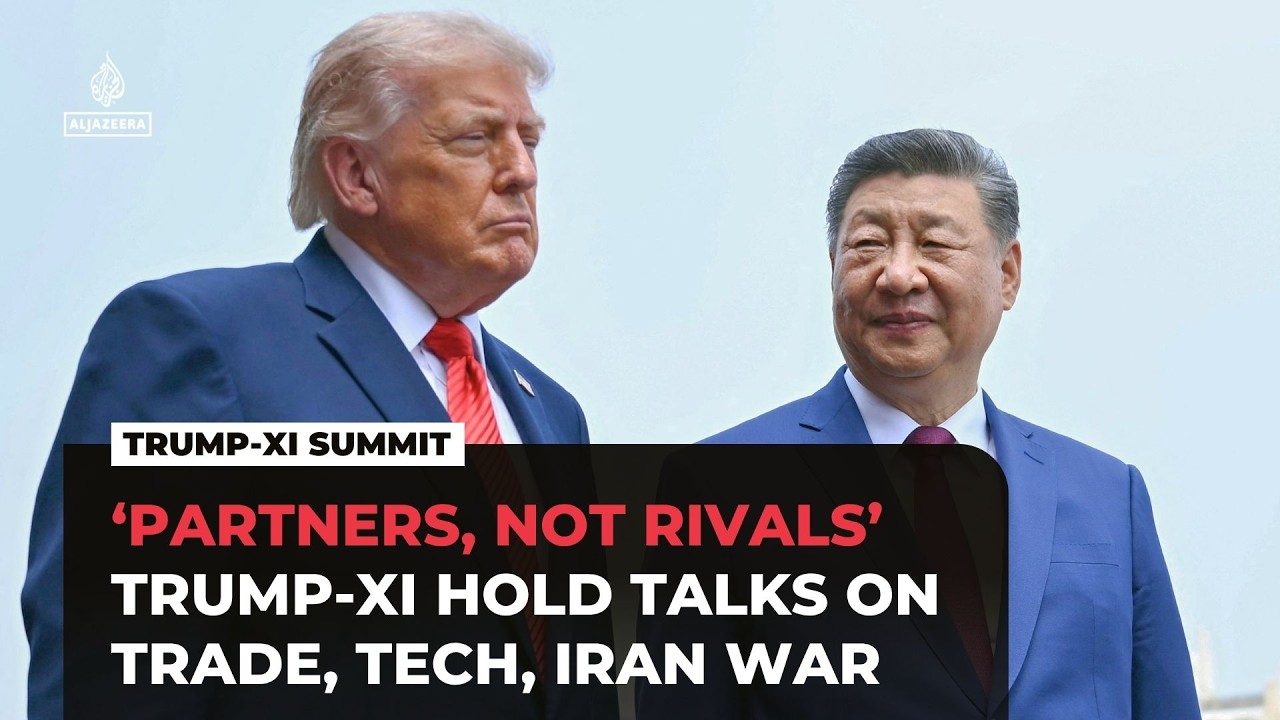 'Partners not, rivals': Xi calls for a diplomatic reset during Trump's visit to China
