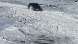 preview picture of video 'Nissan Pathfinder 1998 Off Road SnowHorse - Driver-Vasil Burduli - Georgia'