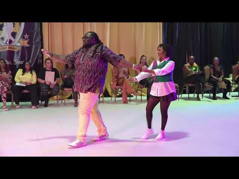 ISDC 2022 - Ariel & Drewry - Invitational Jack & Jill, DFW Swingout