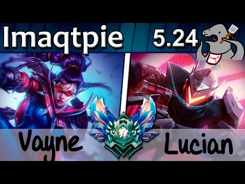 Imaqtpie - Vayne/Soraka vs Lucian/Janna - ADC - Diamond Preseason S6 | 462