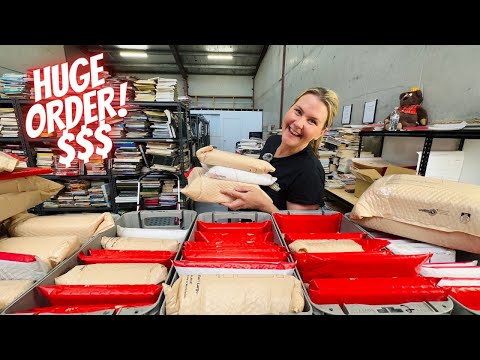 Packing a HUGE amount of eBay orders | Pack with me!