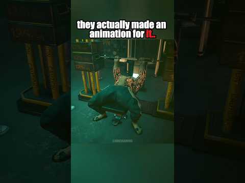 Yes.. they actually made an animation for it #shorts #cyberpunk
