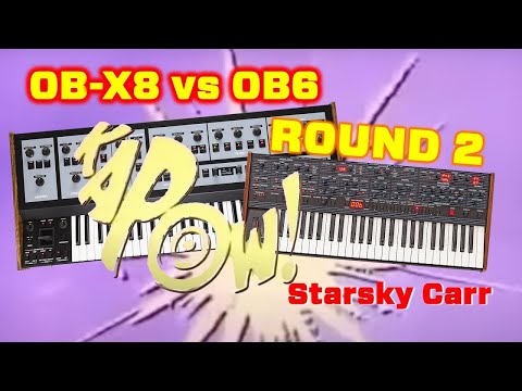 Oberheim OB-X8 vs OB6 // REMATCH // THAT sound again!!