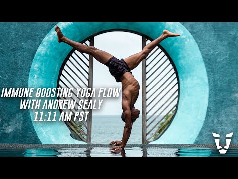 Immune boosting yoga flow with Andrew Sealy | 11:11am PST