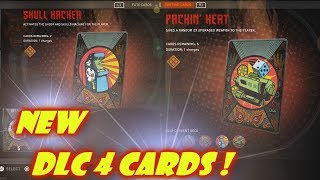 Skull Hacker and Packing Heat NEW FATE AND FORTUNE CARDS DLC 4 INFINITE WARFARE ZOMBIES!