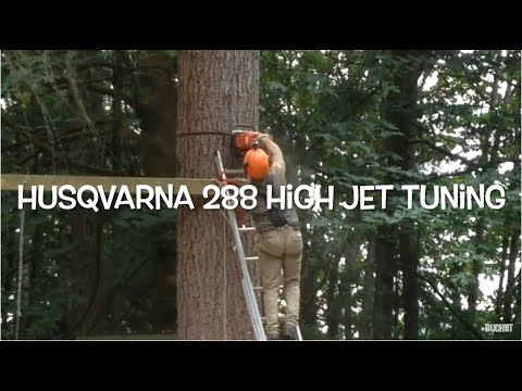Husqvarna 288 revisit ,there is a problem. hi jet tuning.