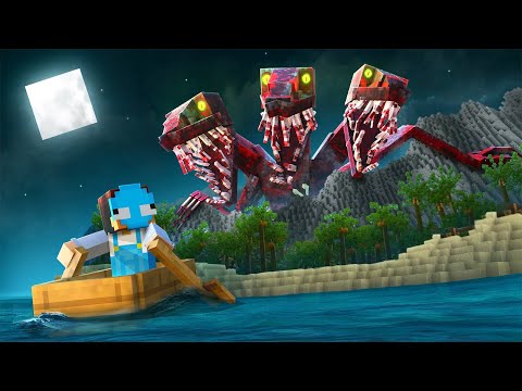 Surviving DWELLER ISLAND in Minecraft...