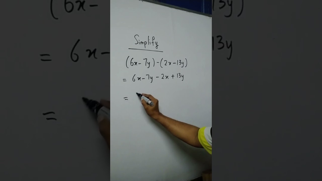 Simplify Algebra With Ease. #shorts