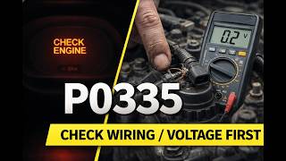 “P0335 Code: STOP! Check This Before Replacing Crankshaft Position Sensor”
