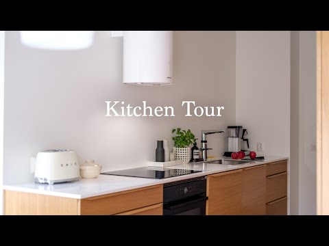 Kitchen Tour I  Minimalist  Scandinavian Kitchen and Dining I Organisation  ideas | Finland vlog
