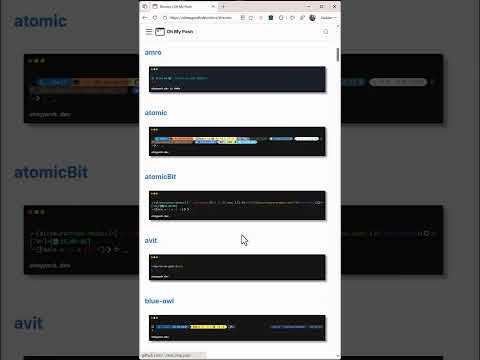 Video Thumbnail: 🤓 Oh My Posh in VS Code terminal #vscode #terminaltips #codingtips