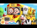 Bus Hewan Lucu Roda Di Bis Wheels On The Bus Lagu Anak Anak Seru LiaChaCha Bahasa Indonesia