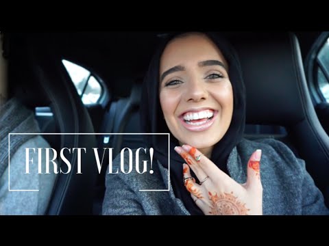 FIRST VLOG! | SURPRISE VISIT & I GOT HENNA ON MY FACE!