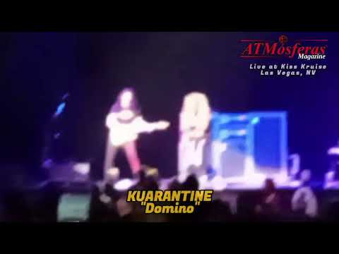 KUARANTINE "DOMINO" LIVE AT KISS-KRUISE LAND IN LAS VEGAS NV. CHRIS JERICHO's KISS TRIBUTE BAND
