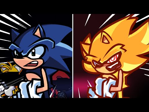 Friday Night Funkin' Schizomania Song! (Phantasm Remix) | FNF Mod [HARD] | Sonic vs Fleetway