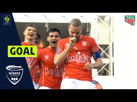 Goal Renaud RIPART (71' - NÎMES OLYMPIQUE) NÎMES OLYMPIQUE - FC GIRONDINS DE BORDEAUX (2-0) 20/21