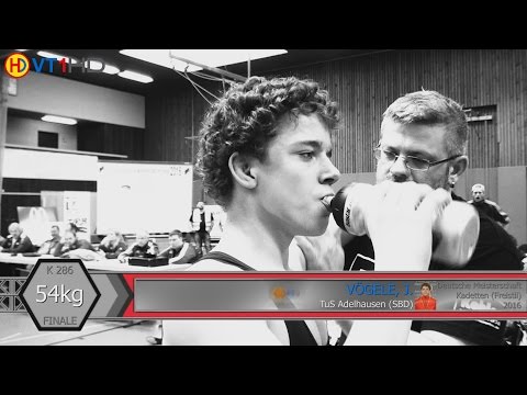 Ringen DM 2016 A-Jugend (Freistil) - 54kg FINALE
