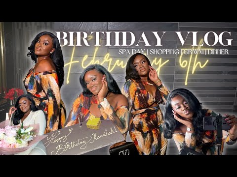 BIRTHDAY VLOG | GRWM, Spa Day, Nails, Shopping + Dinner at Akira Back | First Birthday in Toronto✨