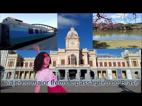 Turistando por BH, peguei o maior trem de passageiro do Brasil , ate Vitória - ES