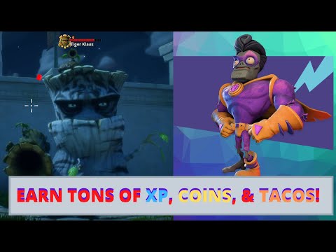 CrAzY XP with SUPER BRAINZ! | XP, Prize Bulb, Taco & Coin Farming Guide in Battle for Neighborville