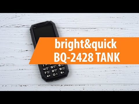 Мобильный телефон BQ BQ-2428 Tank зеленый - Видео