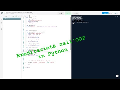 Ereditarietà in Python