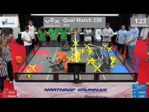 2017 VRC Arts Q230 - 951A 25000K vs 1320A 288E - 22 to 18