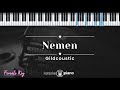 Nemen - Gildcoustic (KARAOKE PIANO - FEMALE KEY)
