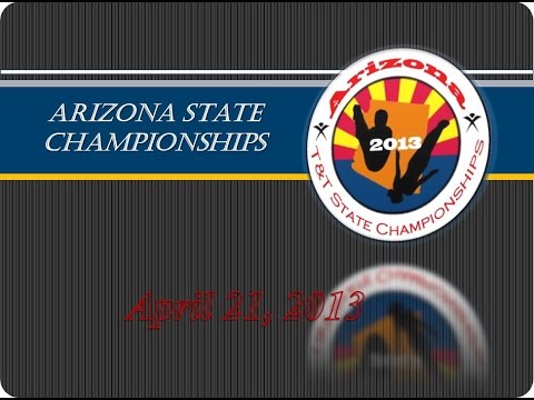 2013 State Championships (Trampoline & Tumbling) - Natalie & Noah Orr