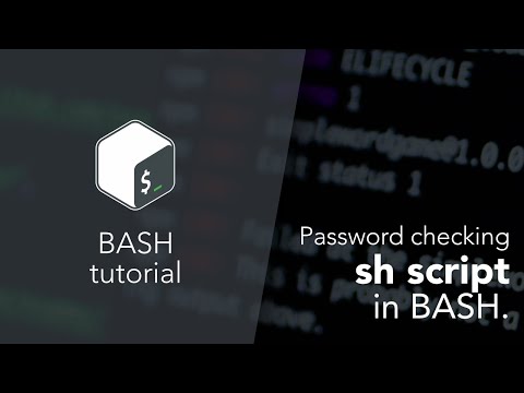 Bash Password Strength Checking Script