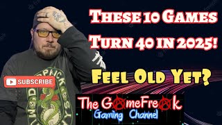 These Games Turn 40 In 2025! #gaming #videogames #gameplay