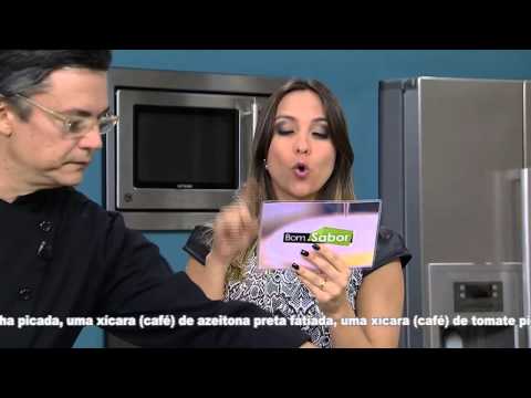 Receitas Bom Sabor 20/03/2015 - Filé de peixe ao molho de pimentões coloridos