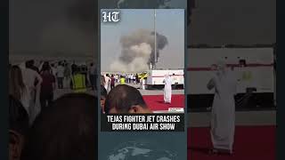 Tejas Jet Crashes During Demonstration at Dubai Air Show | #shorts