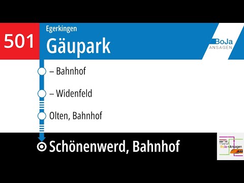 BOGG Ansagen | 501 Egerkingen - Schönenwerd SO | BoJa Ansagen
