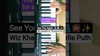 Wiz Khalifa - See You Again ft. Charlie Puth (Easy Piano Short Cover)